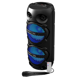 Boxa Portabila Party Pluton 2X8" 20cm 100W TWS BT FM USB MSD