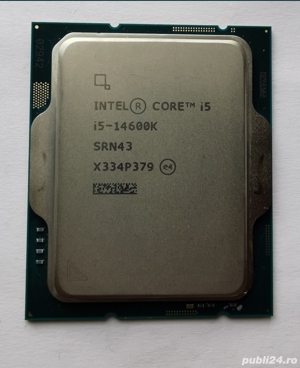 Procesor intel I5 14600k nou in garantie 2027 - imagine 2