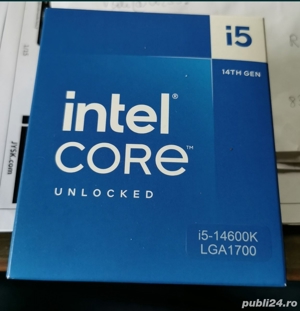 Procesor intel I5 14600k nou in garantie 2027 - imagine 3
