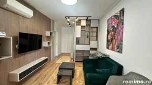 Studio mobilat complet in Complex Ivory Residence Pipera / Rond OMV/ Nord - imagine 2