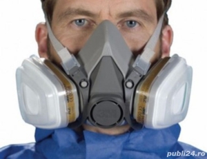 Masca 3M 6200 completă pentru praf fum gaze chimicale lacuri vopsele mirosuri , 150 lei - imagine 8