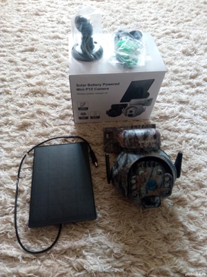 Cameră supraveghere 4G cu panou solar