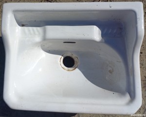 Lavoar chiuveta din ceramica alb alba dreptunghiular a rezistent a