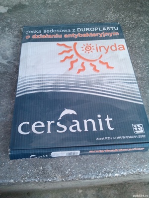 CAPAC WC Cersarnit DUROPLAST ALB -nou, in ambalaj original - imagine 4