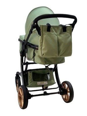 Carucior de copii 3 in 1 Visoli verde - imagine 4