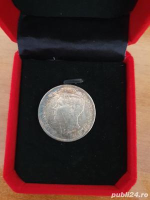 Monedă autentică din argint 500 lei-1944 - regele Mihai I  - imagine 3