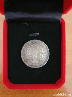 Monedă autentică din argint 500 lei-1944 - regele Mihai I  - imagine 4