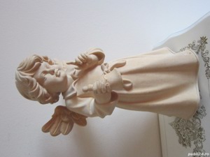 cadou deosebit Inger mare sculptura lemn colectie Germania - imagine 2