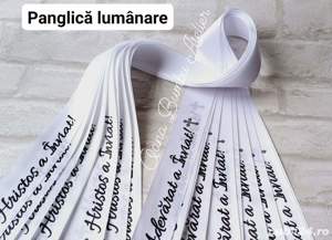 Panglica lumanari Inviere Paste 