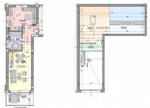 RO, EN, D Penthouse complet mobilat+utilat, 2 camere, 78 mp + balcon si loc de parcare - imagine 6