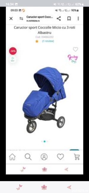 Carucior coccolle sport de vanzare! - imagine 4