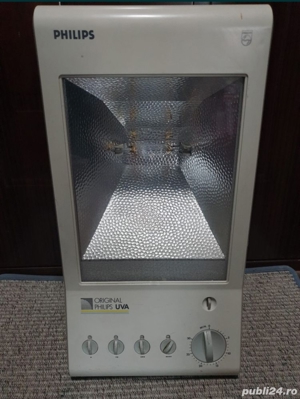 Lampa bronzat solar UV Philips programabila.  In perfecta stare de funcționare. Trimit in tara.