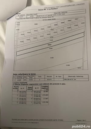 Vand teren 4.435 mp - Comuna 1 Decembrie - jud. Ilfov 