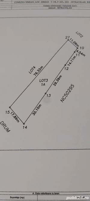 2 parcele teren intravilan in Simian - imagine 3