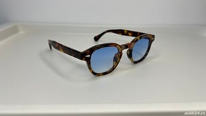 Ochelari de soare Moscot Lemtosh - Johnny Depp Style - Negri - imagine 3