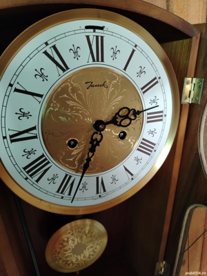 Ceas de perete cu pendula și gong URSS  - imagine 2