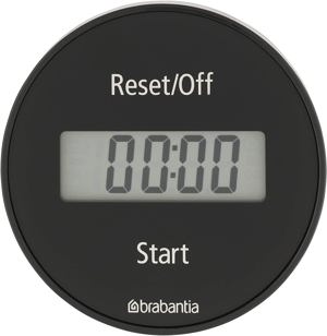  Brabantia Timer Cronometru Magnetic Kitchen Timer, Tasty+ - Dark Grey  - imagine 1