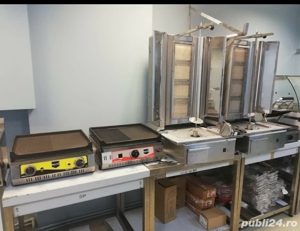 Aparat shaorma kebab gaz motor jos - imagine 2