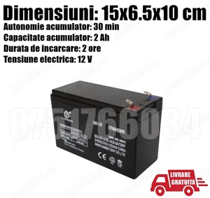 Acumulator Pentru Pompa de Stropit 12V + LIVRARE GRATUITA !
