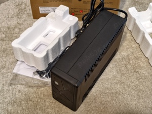 UPS Njoy NOU - 800VA   480W Stabilizator tensiune Sursa neintreruptibila baterie protectie curent - imagine 4