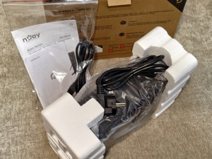 UPS Njoy NOU - 800VA   480W Stabilizator tensiune Sursa neintreruptibila baterie protectie curent - imagine 3