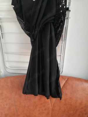 rochie de ocazie, cu paiete si fluturi - imagine 3