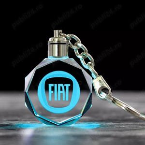 Breloc auto din cristal cu LED - Logo CAR - imagine 9