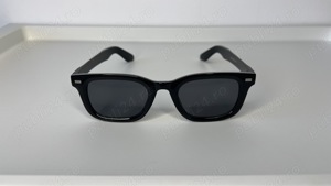 Ochelari de soare negri cu rama patrata solida