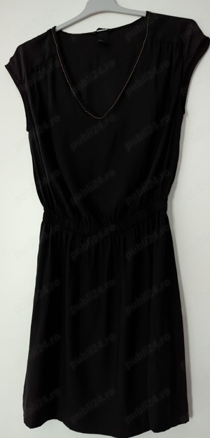 Rochie neagra H&M - 38 - imagine 2