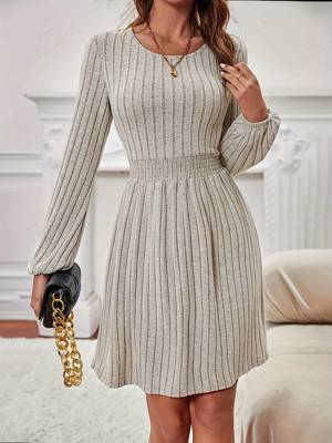 Rochie gri tricotata - M noua