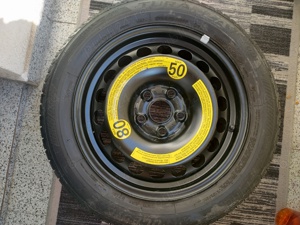 Roata rezerva Dimensiuni normale Nouă Bridgestone 205 55 16 Skoda Wv Audi 5x112 - imagine 4