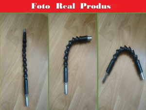 Prelungitor   Extensie flexibila 20 cm pentru surubelnita clinchet -UK - imagine 2