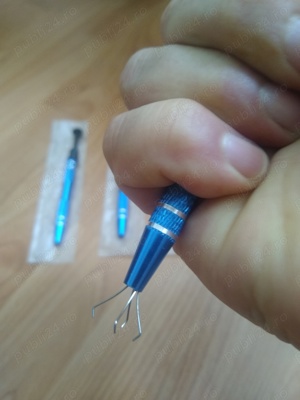 Extractor   Holder aluminiu cu gheara titan pentru electronica service-uri - UK - imagine 2