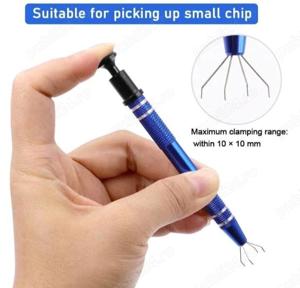 Extractor   Holder aluminiu cu gheara titan pentru electronica service-uri - UK - imagine 3