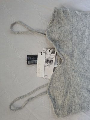 Body Mango marimea S gri cu 3% casmir