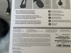 Casti SONY WH CH510 wireless - imagine 3