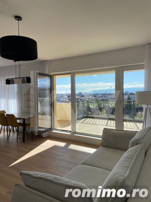 Apartament de lux, 3 camere + terasa cu vedere panoramica spre munti in Turnisor - imagine 6