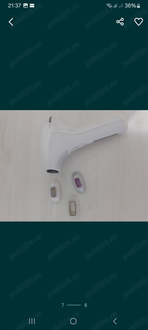 Epilator Philips Lumea IPL SC 11, Alb G - imagine 2