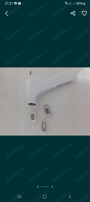 Epilator Philips Lumea IPL SC 11, Alb G - imagine 4