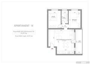 Apartament NOU, finisat, incalzire in pardoseala, etaj 1 (comision 0) - imagine 2