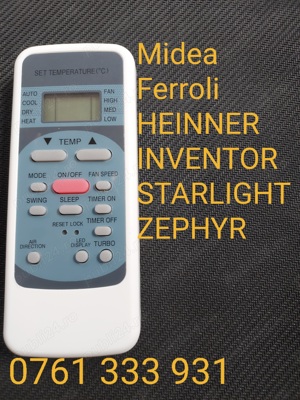 Telecomanda aer Midea ferroli heinner