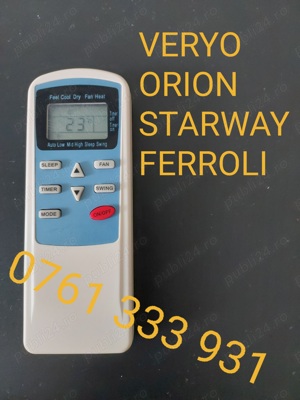 Telecomanda aer conditionat Orion Ferroli Starway 