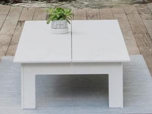 Banca din plastic pentru gradina si terasa, mobilier urban - imagine 7