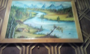 Tablou (piesaj de H.Hrenovschy achizitionat in 1986) - imagine 2