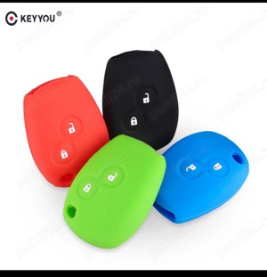 Husa Cheie Silicon Cartela Dacia Renault  Logan Sandero Duster Silicon Nou - imagine 5
