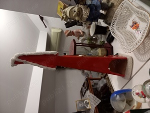 DECOR UNICAT CANADA ÎNĂLȚIME 38 cm IN INTERIOR se introduce LUMANARE feeric sărbători LUMINATE  - imagine 5