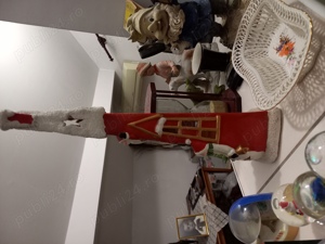 DECOR UNICAT CANADA ÎNĂLȚIME 38 cm IN INTERIOR se introduce LUMANARE feeric sărbători LUMINATE  - imagine 4