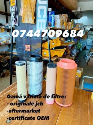 Filtre premium pentru buldoexcavatoare JCB