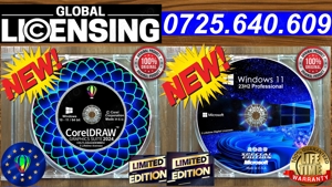 CorelDRAW Graphics Suite  2024-3 Lifetime licenses. Permanenta-Cadou DVD Windows 11 PRO