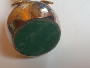 2 Vaze metal soliflore, una placata cu Argint - imagine 4